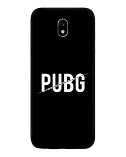 Чехол для Samsung Galaxy J5 2017 (J530F EU) с картинкой «PUBG — белый логотип»