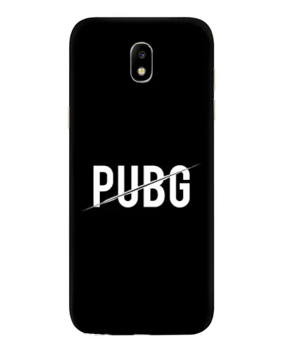 Чехол для Samsung Galaxy J5 2017 (J530F EU) с картинкой «PUBG — белый логотип»