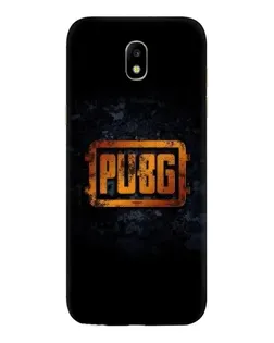 Чехол для Samsung Galaxy J5 2017 (J530F EU) с картинкой «PUBG — золотой логотип»
