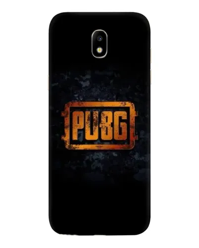 Чехол для Samsung Galaxy J5 2017 (J530F EU) с картинкой «PUBG — золотой логотип»