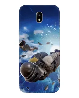 Чехол для Samsung Galaxy J5 2017 (J530F EU) с картинкой «Десант PUBG — прыжок»