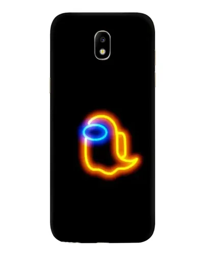 Чехол для Samsung Galaxy J5 2017 (J530F EU) с картинкой «Among Us неоновое сияние»