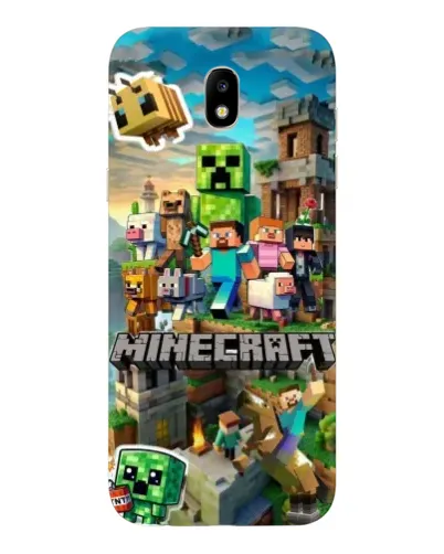 Чехол для Samsung Galaxy J5 2017 (J530F EU) с картинкой «Замок Minecraft»
