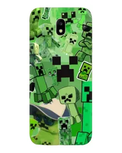 Чехол для Samsung Galaxy J5 2017 (J530F EU) с картинкой «Криперы Minecraft» Чехол для Samsung Galaxy J5 2017 (J530F EU) с картинкой «Криперы Minecraft»