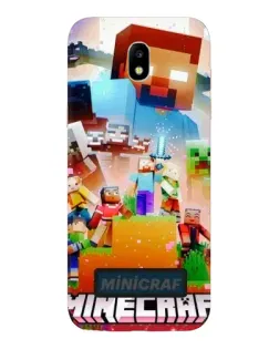 Чехол для Samsung Galaxy J5 2017 (J530F EU) с картинкой «Minecraft герои игры» Чехол для Samsung Galaxy J5 2017 (J530F EU) с картинкой «Minecraft герои игры»
