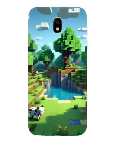 Чехол для Samsung Galaxy J5 2017 (J530F EU) с картинкой «Minecraft летний день»
