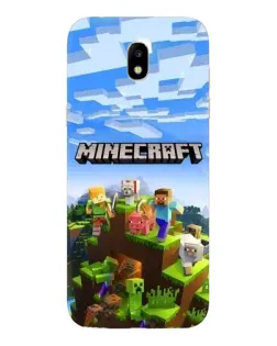 Чехол для Samsung Galaxy J5 2017 (J530F EU) с картинкой «Minecraft классический мир»