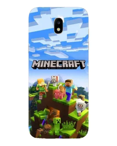 Чехол для Samsung Galaxy J5 2017 (J530F EU) с картинкой «Minecraft классический мир»