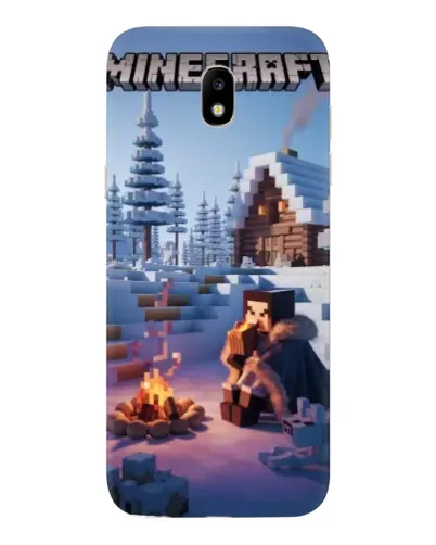 Чехол для Samsung Galaxy J5 2017 (J530F EU) с картинкой «Зимний Minecraft»