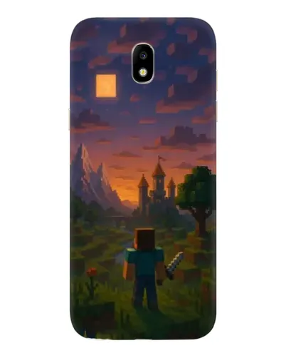 Чехол для Samsung Galaxy J5 2017 (J530F EU) с картинкой «Стив у башни»