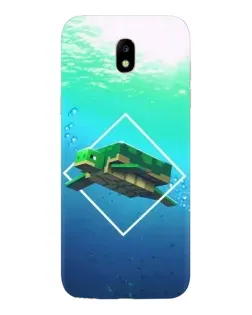 Чехол для Samsung Galaxy J5 2017 (J530F EU) с картинкой «Черепаха Minecraft»
