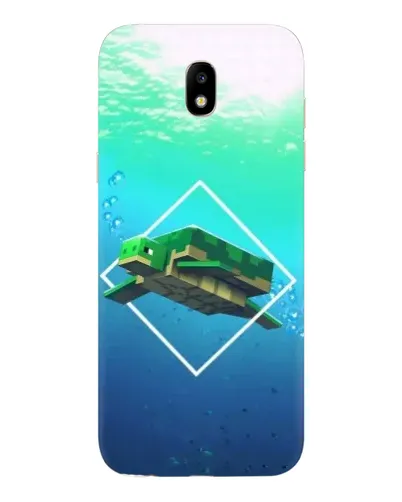 Чехол для Samsung Galaxy J5 2017 (J530F EU) с картинкой «Черепаха Minecraft»