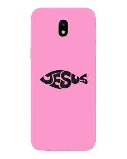 Чехол для Samsung Galaxy J5 2017 (J530F EU) с картинкой «Розовый символ  Jesus»