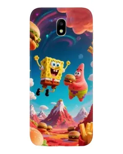 Чехол для Samsung Galaxy J5 2017 (J530F EU) с картинкой «Космический фастфуд»
