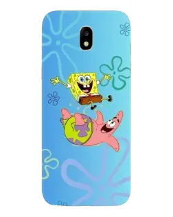 Чехол для Samsung Galaxy J5 2017 (J530F EU) с картинкой «Спанч Боб и Патрик»