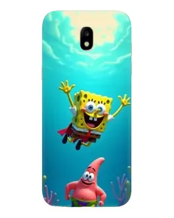Чехол для Samsung Galaxy J5 2017 (J530F EU) с картинкой «Спанч Боб под водой»