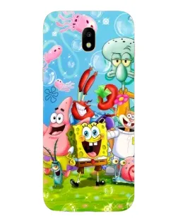 Чехол для Samsung Galaxy J5 2017 (J530F EU) с картинкой «Губка Боб и друзья»