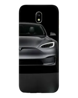 Чехол для Samsung Galaxy J5 2017 (J530F EU) с картинкой «Tesla Model S Look»