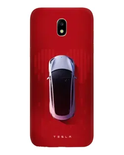 Чехол для Samsung Galaxy J5 2017 (J530F EU) с картинкой «Tesla Top View»