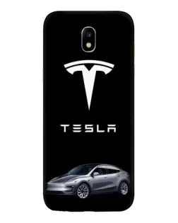 Чехол для Samsung Galaxy J5 2017 (J530F EU) с картинкой «Tesla Model Y»