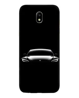 Чехол для Samsung Galaxy J5 2017 (J530F EU) с картинкой «Фары Tesla Night»