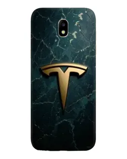 Чехол для Samsung Galaxy J5 2017 (J530F EU) с картинкой «Мраморная Tesla Gold»