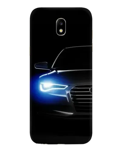 Чехол для Samsung Galaxy J5 2017 (J530F EU) с картинкой «Неоновый взгляд Audi»