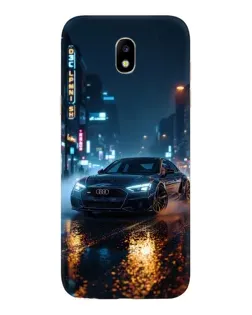 Чехол для Samsung Galaxy J5 2017 (J530F EU) с картинкой «Ночной город и Audi»