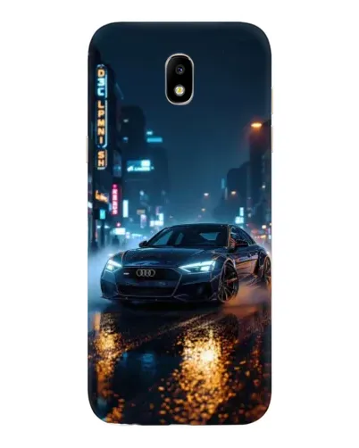 Чехол для Samsung Galaxy J5 2017 (J530F EU) с картинкой «Ночной город и Audi»