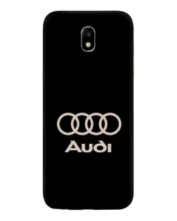 Чехол для Samsung Galaxy J5 2017 (J530F EU) с картинкой «Audi — золотой логотип»