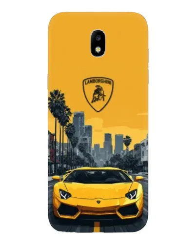 Чохол для Samsung Galaxy J5 2017 (J530F EU) з картинкою «Жовтий Lamborghini місто» Чохол для Samsung Galaxy J5 2017 (J530F EU) з картинкою «Жовтий Lamborghini місто»