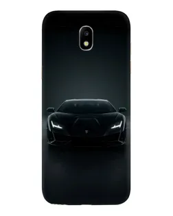 Чохол для Samsung Galaxy J5 2017 (J530F EU) з картинкою «Чорний Lamborghini Aventador»