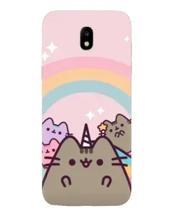 Чехол для Samsung Galaxy J5 2017 (J530F EU) с картинкой «Единорог Pusheen»