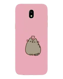 Чехол для Samsung Galaxy J5 2017 (J530F EU) с картинкой «Pusheen сердце»