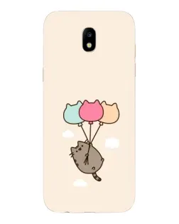 Чехол для Samsung Galaxy J5 2017 (J530F EU) с картинкой «Пушин на шариках»