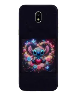Чохол для Samsung Galaxy J5 2017 (J530F EU) з картинкою «Stitch у квітах»