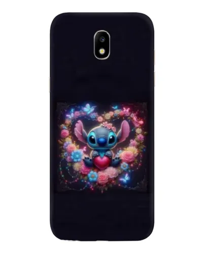 Чохол для Samsung Galaxy J5 2017 (J530F EU) з картинкою «Stitch у квітах» Чохол для Samsung Galaxy J5 2017 (J530F EU) з картинкою «Stitch у квітах»
