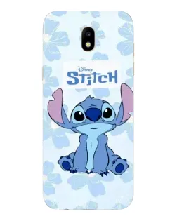 Чохол для Samsung Galaxy J5 2017 (J530F EU) з картинкою «Stitch серед квітів»