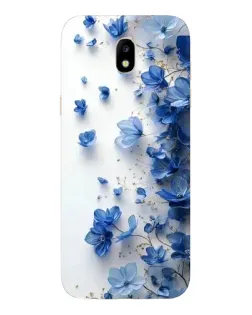 Чехол для Samsung Galaxy J5 2017 (J530F EU) с картинкой «Голубой цветочный каскад» Чехол для Samsung Galaxy J5 2017 (J530F EU) с картинкой «Голубой цветочный каскад»