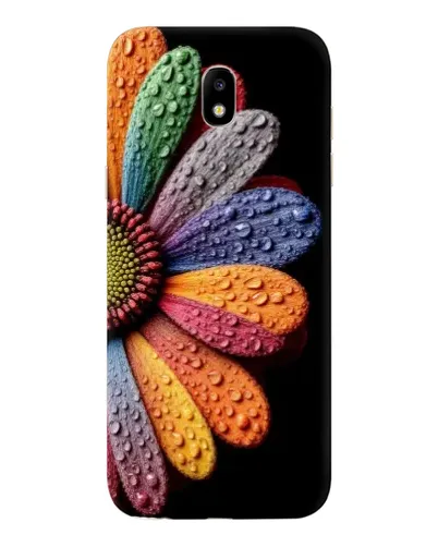 Чехол для Samsung Galaxy J5 2017 (J530F EU) с картинкой «Радужный цветок»