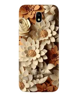 Чехол для Samsung Galaxy J5 2017 (J530F EU) с картинкой «Бежевый флористический декор» Чехол для Samsung Galaxy J5 2017 (J530F EU) с картинкой «Бежевый флористический декор»