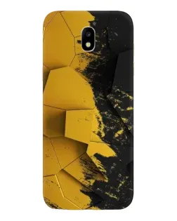 Чехол для Samsung Galaxy J5 2017 (J530F EU) с картинкой «Золотые осколки геометрии»