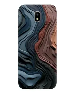 Чехол для Samsung Galaxy J5 2017 (J530F EU) с картинкой «Цветные волны каньона»
