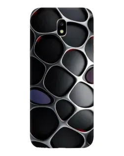 Чехол для Samsung Galaxy J5 2017 (J530F EU) с картинкой «Объемная темная решетка»