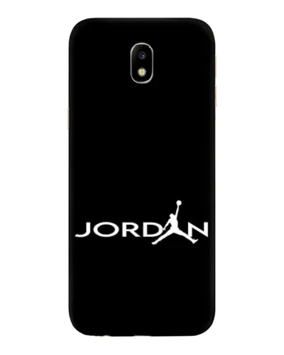Чехол для Samsung Galaxy J7 2017 (J730F EU) с картинкой «Jordan White Logo»