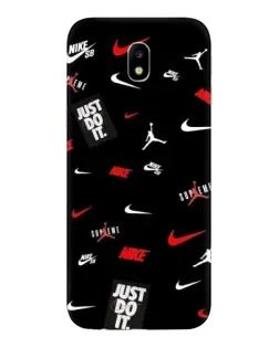 Чехол для Samsung Galaxy J7 2017 (J730F EU) с картинкой «Nike Mix Pattern»