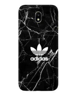 Чехол для Samsung Galaxy J7 2017 (J730F EU) с картинкой «Белый мрамор Adidas»