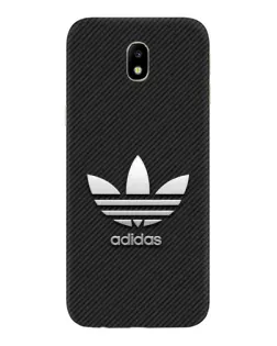 Чехол для Samsung Galaxy J7 2017 (J730F EU) с картинкой «Adidas Карбоновая текстура»