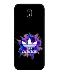 Чехол для Samsung Galaxy J7 2017 (J730F EU) с картинкой «Взрыв красок Adidas»