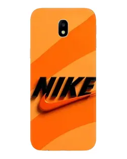 Чехол для Samsung Galaxy J7 2017 (J730F EU) с картинкой «Оранжевый драйв Nike»